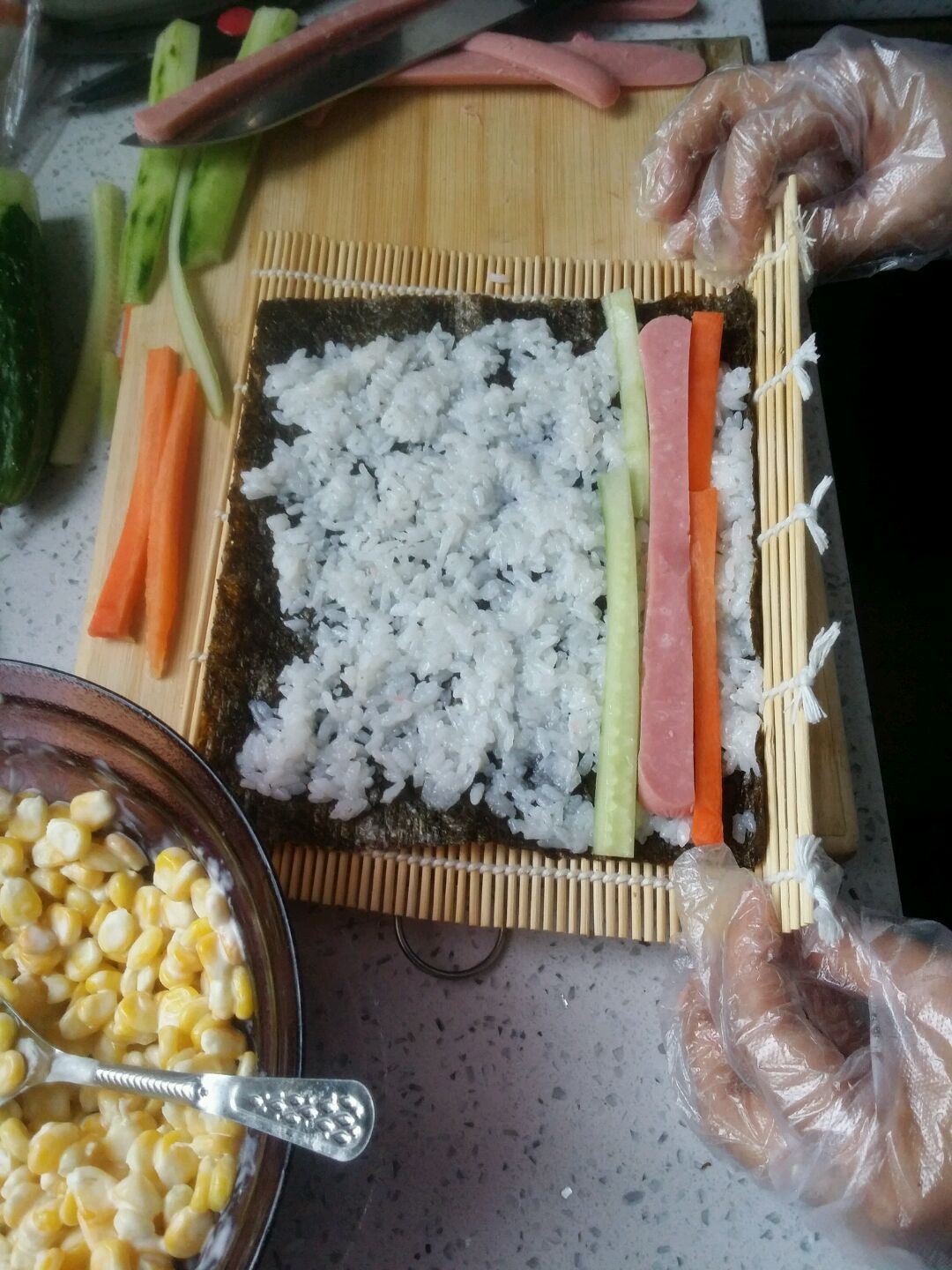 小熊寿司的做法图解_寿司的做法图解_自制寿司的做法图解