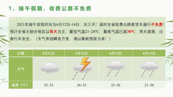 端午节高速免票_端午节高速是否免费_端午节高速可免费